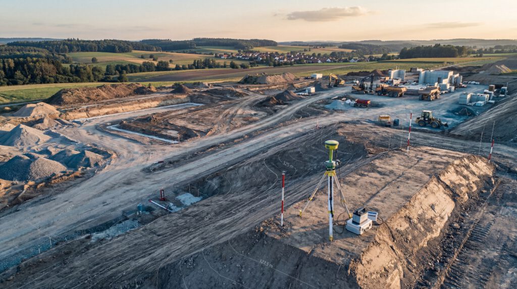 Drohnen-Dachvermessung mit RTK-Präzision